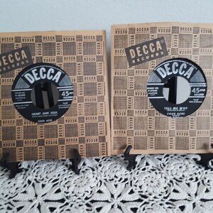 Four Aces - 2 record set - Heart And Soul - Tell Me Why - 45rpm - Circa 1952